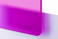 TroGlass Satins fuksja półprzezroczysta grubość 3mm