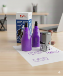 Purpurowy tusz do pieczątek Colop na bazie wody - 25ml