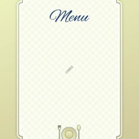 Dyplom Menu  A4