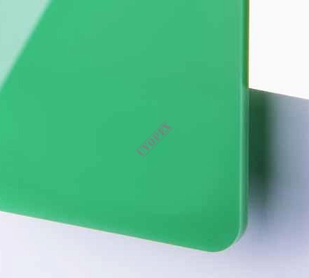 TroGlass Color Gloss zielony półprzezroczysty grubość 3mm