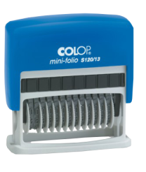 Mini numerator Printer S 120/13 - wysokość cyfr 4 mm