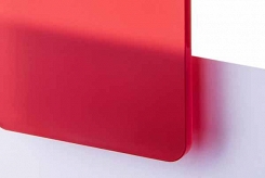 TroGlass Satins czerwony półprzezroczysty grubość 3mm
