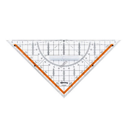Rotring Centro duża ekierka geometryczna 22cm/45 z uchwytem