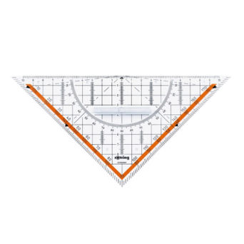 Rotring Centro duża ekierka geometryczna 22cm/45 z uchwytem