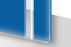 Laminat grawerski TroLase Reverse matowy/niebieski 1,6mm LR511-206