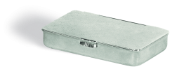 Pieczątka Pudełko metalowe - nr 4,5 - płytka tekstu 60x34 mm