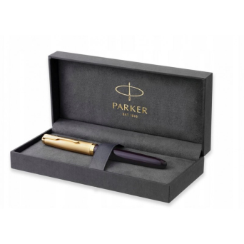 Pióro wieczne Parker 51 Deluxe Plum GT, 18K