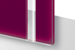 Laminat grawerski TroLase Reverse matowy/burgund 1,6mm LR621-206