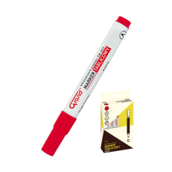 Marker tablicowy czerwony 12 szt. GRAND GR-003