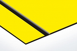 Laminat grawerski żółty/czarny 0,5mm LT744-202