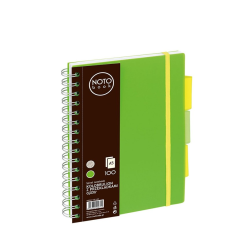Kołobrulion A5 100 kartek zielony linia Grand NOTObook