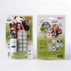 Pieczątka z motywami zwierzęcymi - Konie