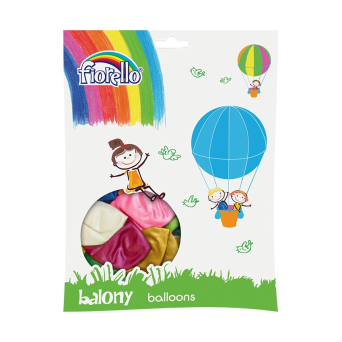 Balon 12" MIX metal Fiorello