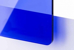 TroGlass Color Gloss niebieski transparentny grubość 3mm