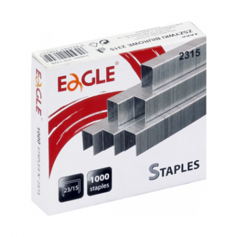 Zszywki 23/15 EAGLE zszywają do 110 kartek 1000 szt.