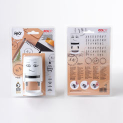 Pieczątka Monogram z inicjałami ozdobnymi