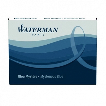Naboje atramentowe Waterman standard niebiesko-czarne