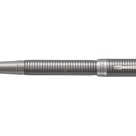 Pióro kulkowe Parker Duofold Prestige Ruthenium Chiselled CT