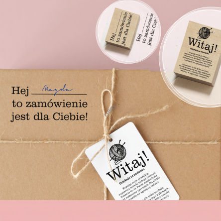 STEMPLE KREATYWNE ZESTAW W PUDEŁKU. WZÓR DLA RĘKODZIELNIKÓW